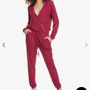 Roxy Stepping Out Wrap Jogger Jumpsuit NWT